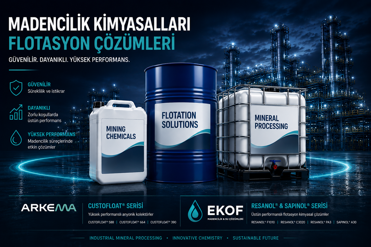MADENCİLİK VE ENDÜSTRİYEL KİMYASALLAR