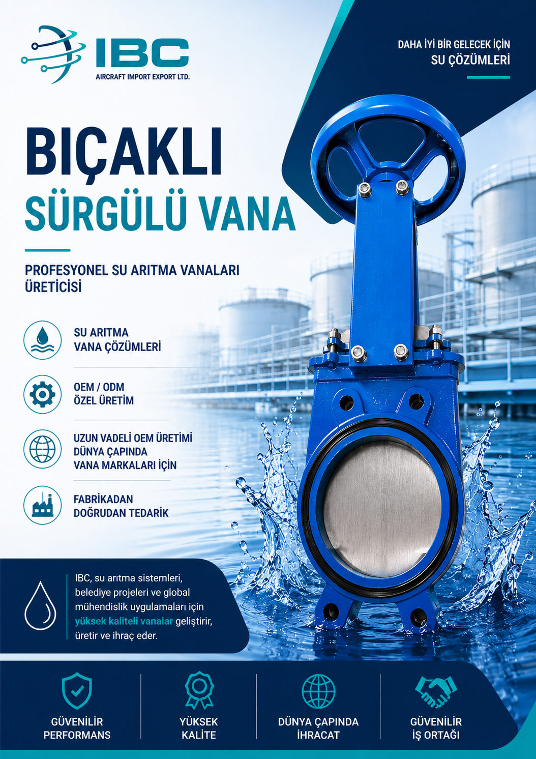 BIÇAKLI SÜRGÜLÜ VANA